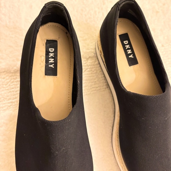 DKNY Black Slip-On Sneakers for Women, Dkny lior platform espadrilles size 7,5 - Picture 11 of 15